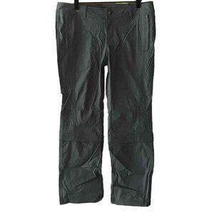 REI Women's Size 12 Petite Dark Gray Rendezvous Convertible Pants 34" x 29" NWT